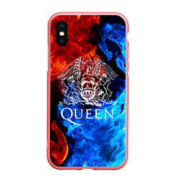 Чехол iPhone XS Max матовый QUEEN