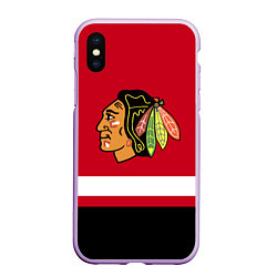 Чехол iPhone XS Max матовый Chicago Blackhawks