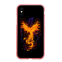 Чехол iPhone XS Max матовый Phoenix, цвет: 3D-баблгам