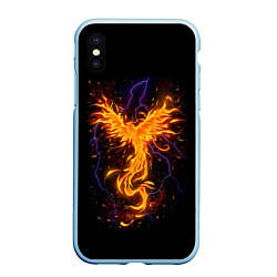 Чехол iPhone XS Max матовый Phoenix