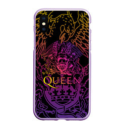 Чехол iPhone XS Max матовый QUEEN