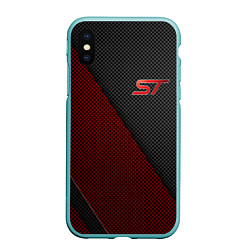 Чехол iPhone XS Max матовый Ford ST