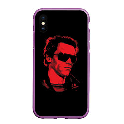 Чехол iPhone XS Max матовый The Terminator 1984