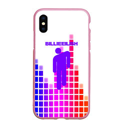 Чехол iPhone XS Max матовый BILLIE ELLISH, цвет: 3D-розовый