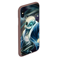 Чехол iPhone XS Max матовый UNDERTALE, цвет: 3D-коричневый — фото 2