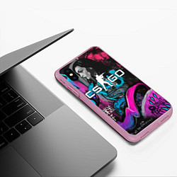 Чехол iPhone XS Max матовый CS GO - Fever Dream, цвет: 3D-розовый — фото 2