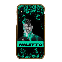 Чехол iPhone XS Max матовый NILETTO