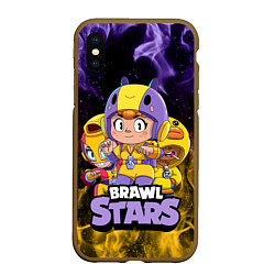 Чехол iPhone XS Max матовый BRAWL STARS BEA