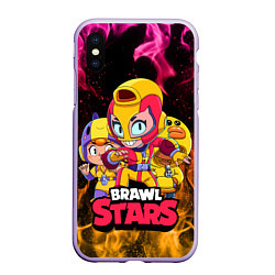 Чехол iPhone XS Max матовый BRAWL STARS MAX