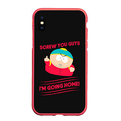 Чехол iPhone XS Max матовый Cartman