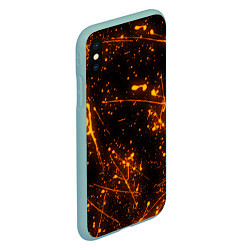 Чехол iPhone XS Max матовый FLAME, цвет: 3D-мятный — фото 2