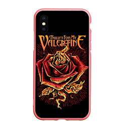 Чехол iPhone XS Max матовый Bullet For My Valentine