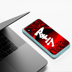 Чехол iPhone XS Max матовый AKIRA, цвет: 3D-мятный — фото 2