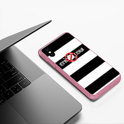 Чехол iPhone XS Max матовый Неприкосаемый, цвет: 3D-малиновый — фото 2