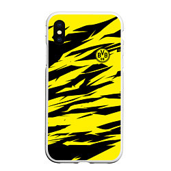 Чехол iPhone XS Max матовый FC Borussia