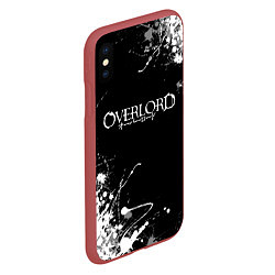 Чехол iPhone XS Max матовый Overlord, цвет: 3D-красный — фото 2