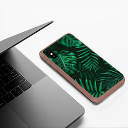 Чехол iPhone XS Max матовый Я из джунглей, цвет: 3D-коричневый — фото 2