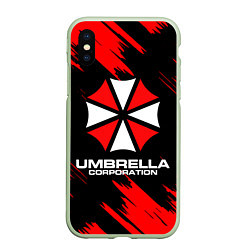 Чехол iPhone XS Max матовый Umbrella Corporation