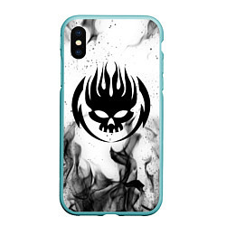 Чехол iPhone XS Max матовый THE OFFSPRING, цвет: 3D-мятный