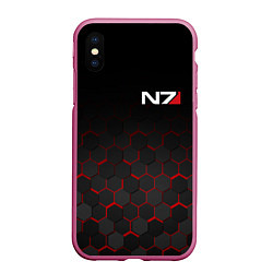 Чехол iPhone XS Max матовый MASS EFFECT N7