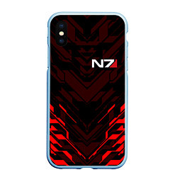 Чехол iPhone XS Max матовый MASS EFFECT N7