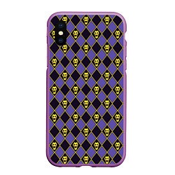 Чехол iPhone XS Max матовый KILLER QUEEN, цвет: 3D-фиолетовый