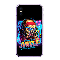 Чехол iPhone XS Max матовый PREDATOR