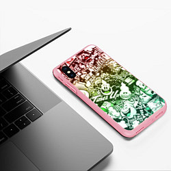 Чехол iPhone XS Max матовый Граффити, цвет: 3D-баблгам — фото 2