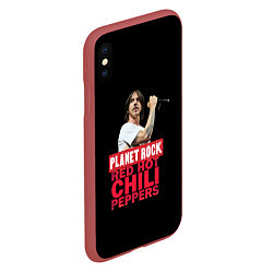 Чехол iPhone XS Max матовый RHCP, цвет: 3D-красный — фото 2