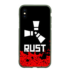 Чехол iPhone XS Max матовый RUST