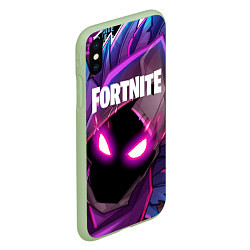 Чехол iPhone XS Max матовый FORTNITE, цвет: 3D-салатовый — фото 2