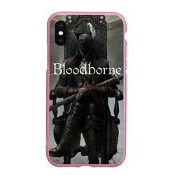 Чехол iPhone XS Max матовый Bloodborne, цвет: 3D-розовый