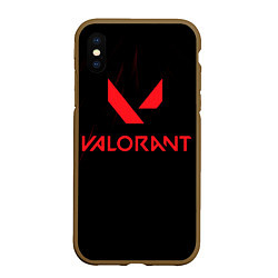 Чехол iPhone XS Max матовый VALORANT