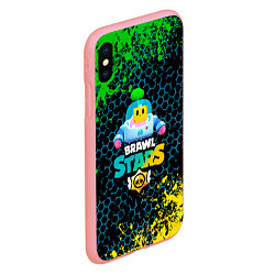 Чехол iPhone XS Max матовый Sprout Brawl Stars, цвет: 3D-баблгам — фото 2