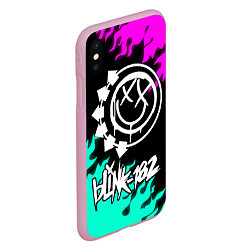 Чехол iPhone XS Max матовый Blink-182 5, цвет: 3D-розовый — фото 2