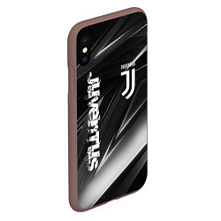 Чехол iPhone XS Max матовый JUVENTUS, цвет: 3D-коричневый — фото 2