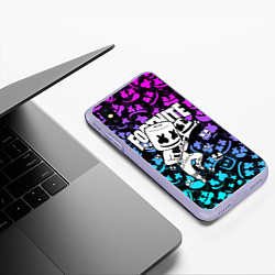 Чехол iPhone XS Max матовый FORTNITE x MARSHMELLO, цвет: 3D-светло-сиреневый — фото 2