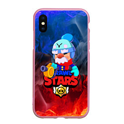 Чехол iPhone XS Max матовый BRAWL STARS GALE