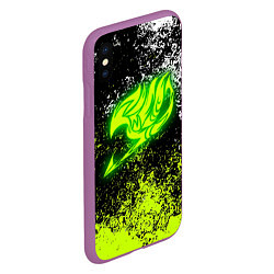 Чехол iPhone XS Max матовый FAIRY TAIL, цвет: 3D-фиолетовый — фото 2