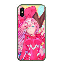 Чехол iPhone XS Max матовый DARLING IN THE FRANXX