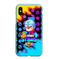 Чехол iPhone XS Max матовый BRAWL STARS GALE