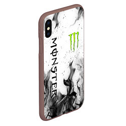 Чехол iPhone XS Max матовый MONSTER ENERGY, цвет: 3D-коричневый — фото 2