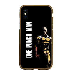 Чехол iPhone XS Max матовый One Punch Man