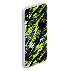 Чехол iPhone XS Max матовый Спортивный стиль, цвет: 3D-светло-сиреневый — фото 2