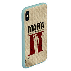 Чехол iPhone XS Max матовый Mafia 2, цвет: 3D-мятный — фото 2