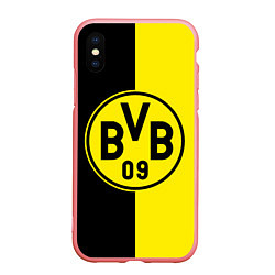 Чехол iPhone XS Max матовый BORUSSIA, цвет: 3D-баблгам