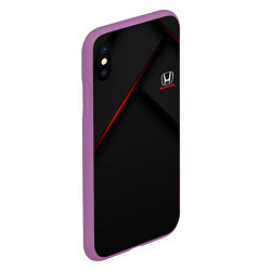 Чехол iPhone XS Max матовый HONDA Z, цвет: 3D-фиолетовый — фото 2