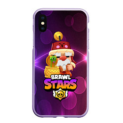 Чехол iPhone XS Max матовый BRAWL STARS GALE