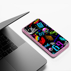 Чехол iPhone XS Max матовый 6IX9INE, цвет: 3D-розовый — фото 2