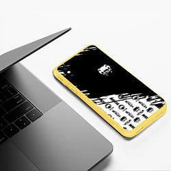 Чехол iPhone XS Max матовый VENUM, цвет: 3D-желтый — фото 2